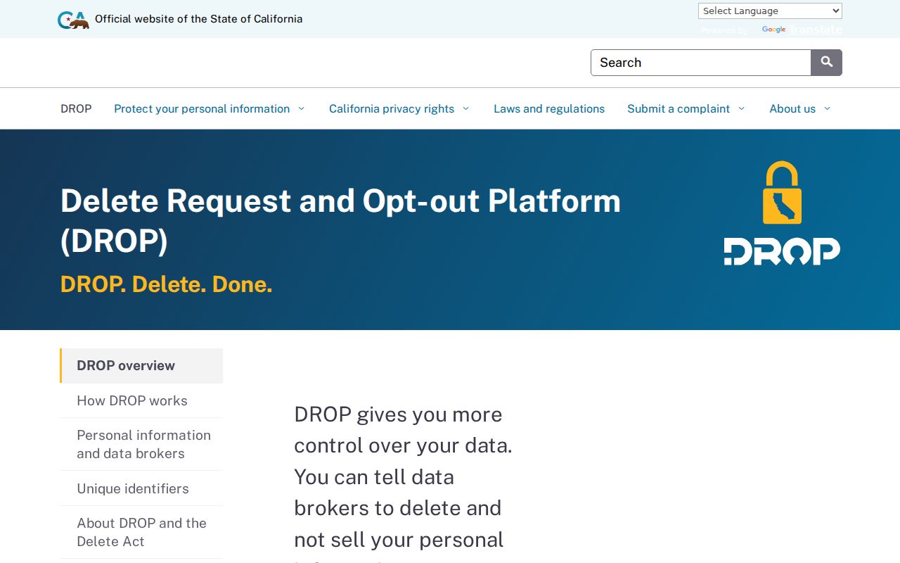 Irvine neighbors view of California data broker deletion resources